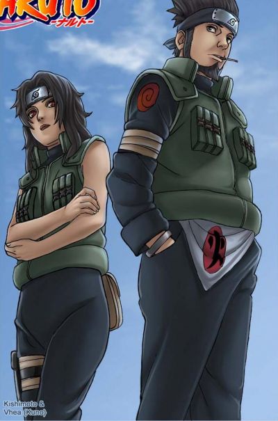 Kurenai and Sarutobi